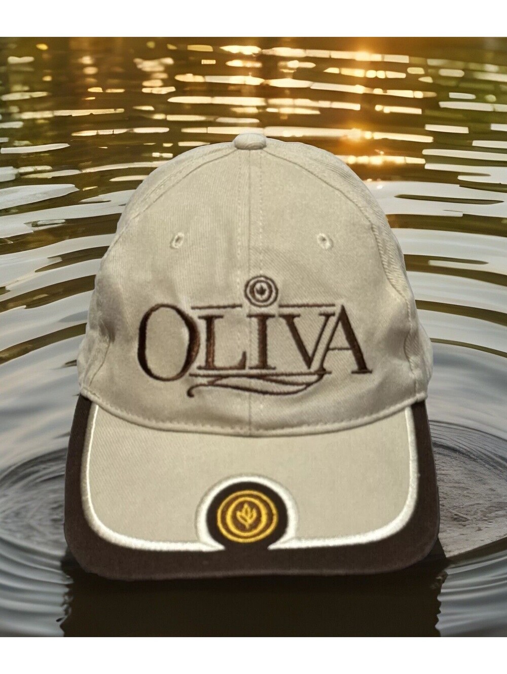 Oliva Cigars 1886 Handcrafted Flavor Stogie Cuban Cigar Tan Baseball Cap
